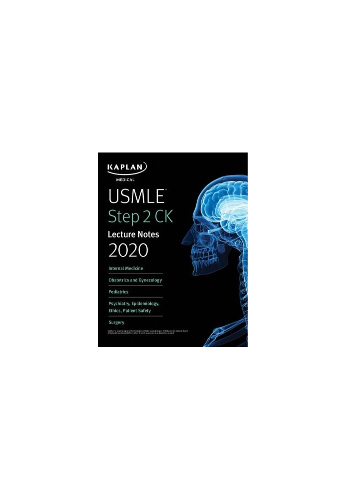 USMLE Step 2 Clinical Knowledge Lecture Notes 2020 5-Book Set [Internal Medicine, Ob-Gyn, Pediatrics, Psychiatry, Surgery]