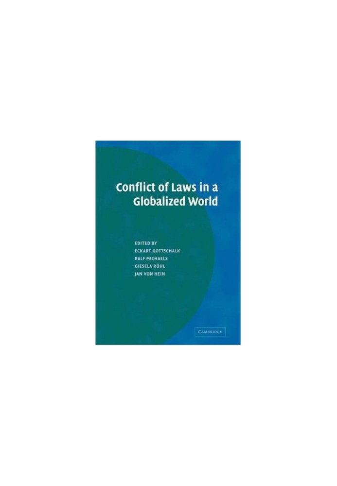 Conflict of Laws in a Globalized World