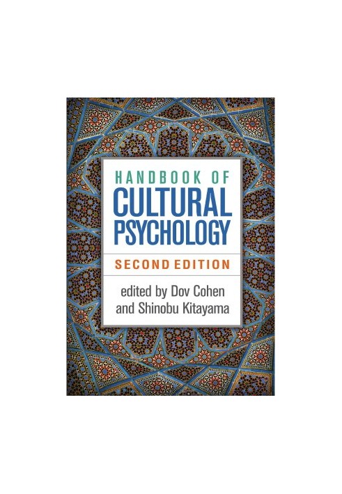 Handbook of Cultural Psychology, Second Edition