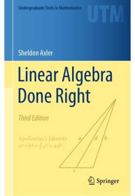 Linear Algebra Done Right