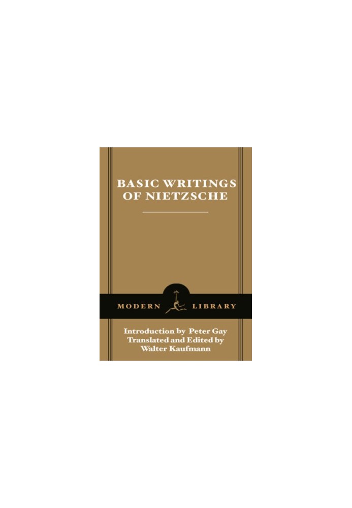 Basic Writings of Nietzsche