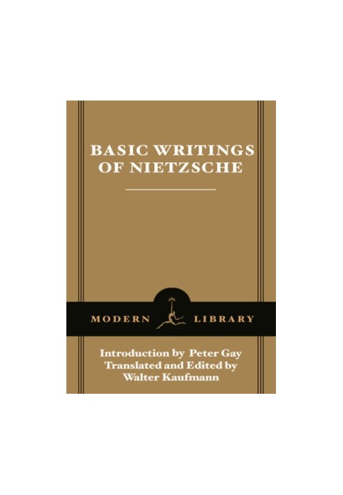 Basic Writings of Nietzsche