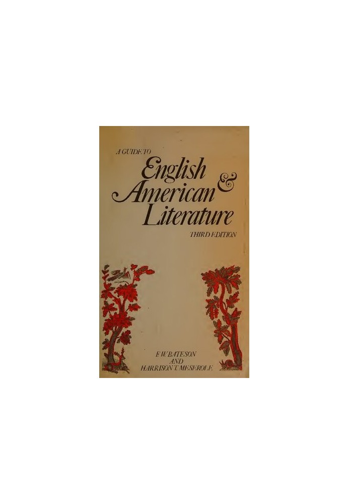 A Guide to English and American Literature