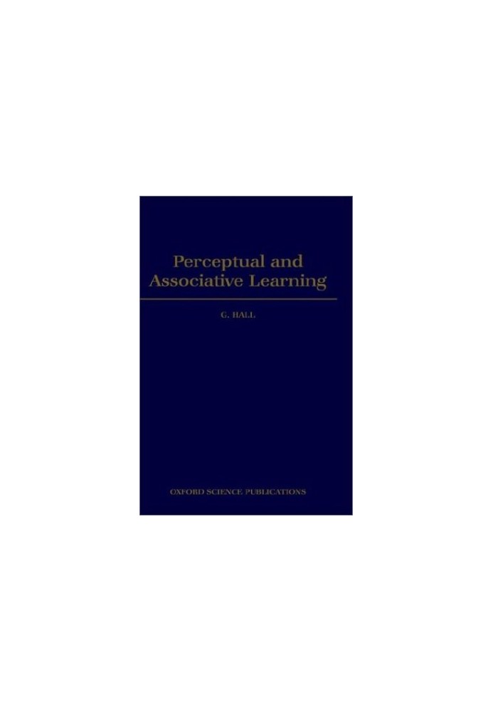 Perceptual and Associative Learning