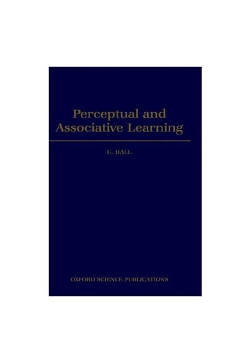 Perceptual and Associative Learning