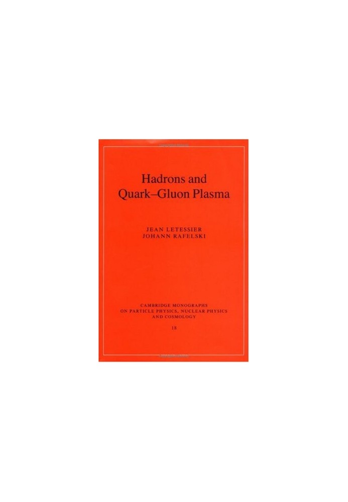 Hadrons and quark-gluon plasma