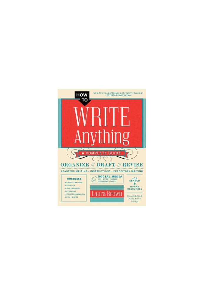 How to Write Anything: A Complete Guide