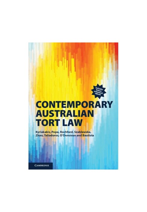 Contemporary Australian Tort Law