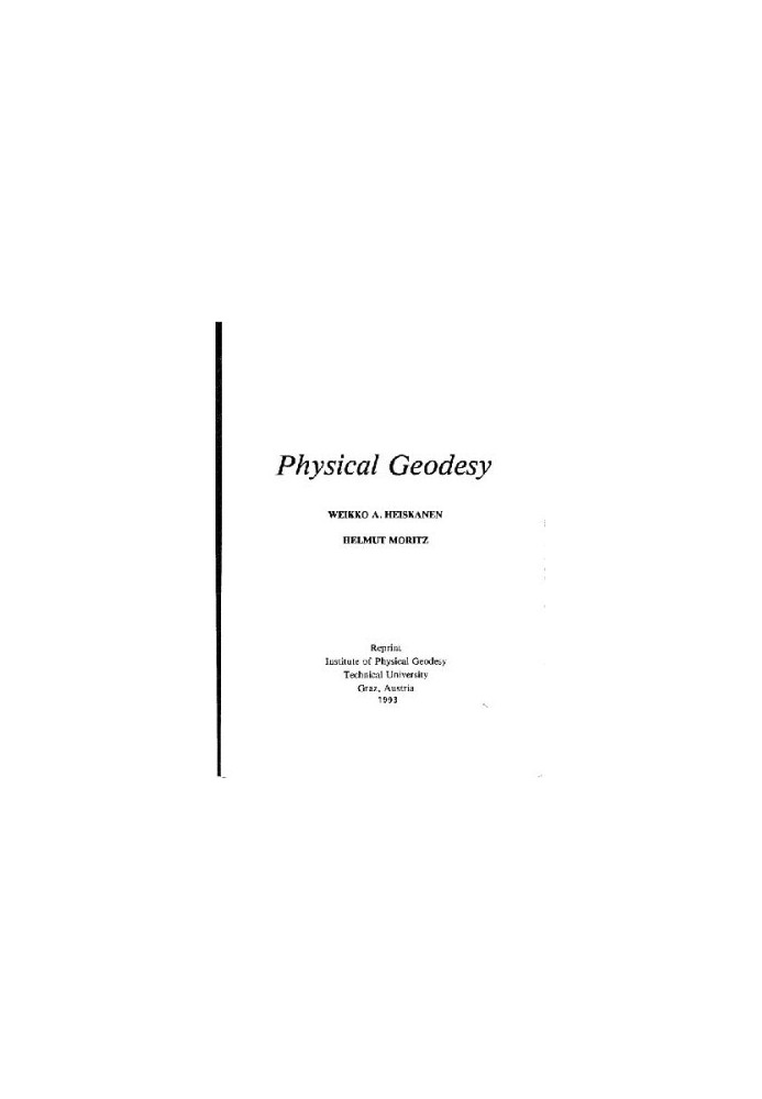 Physical Geodesy