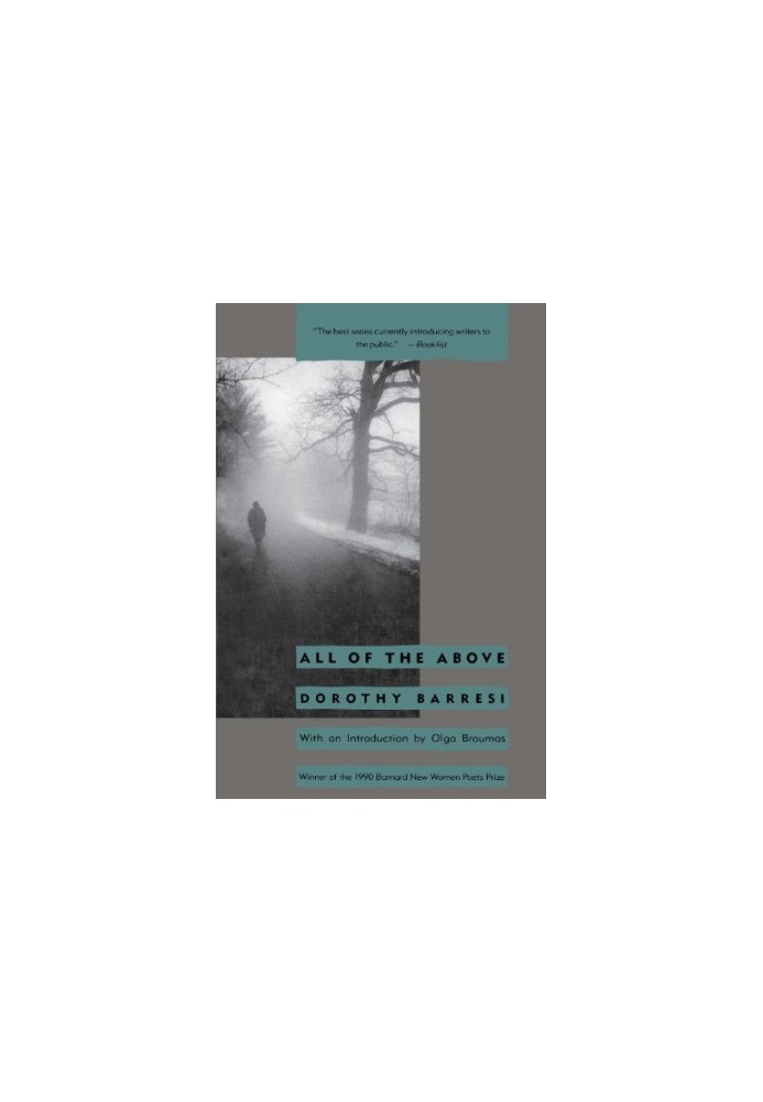 All of the Above (Barnard New Women Poets Series)