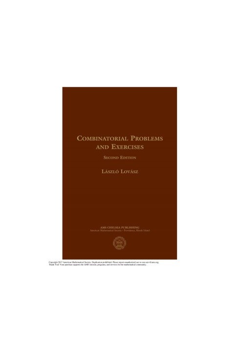 Combinatorial Problems and Exercises