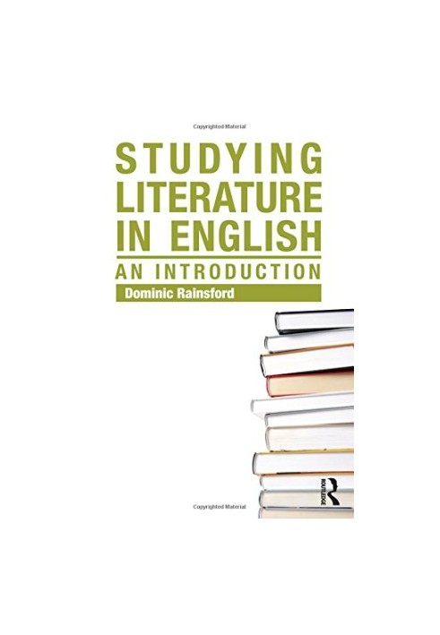 Studying Literature in English: An Introduction