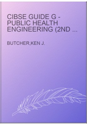 CIBSE Guide G - Public Health Engineering (2nd Edition)