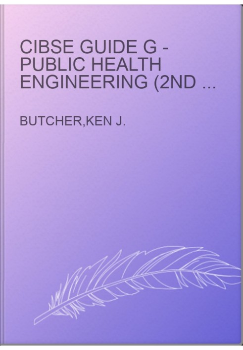 CIBSE Guide G - Public Health Engineering (2nd Edition)