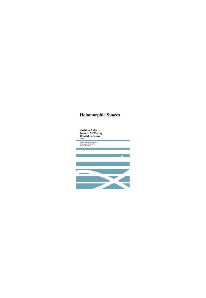 Holomorphic Spaces