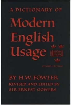 Oxford Fowler's Modern English Usage Dictionary