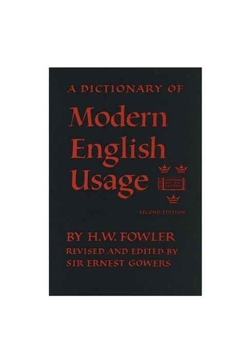 Oxford Fowler's Modern English Usage Dictionary
