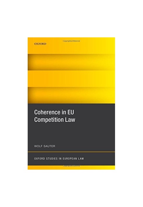 Coherence in EU competition law