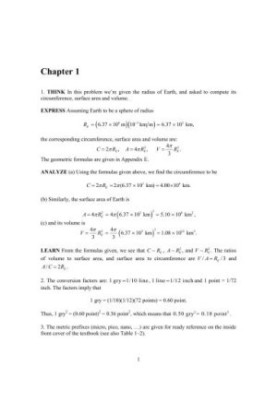 Instructor's Solutions Manual to Fundamentals of Physics Extended