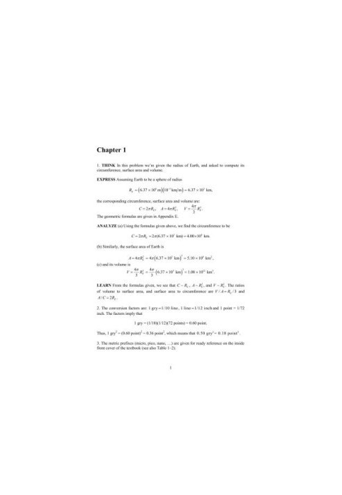 Instructor's Solutions Manual to Fundamentals of Physics Extended