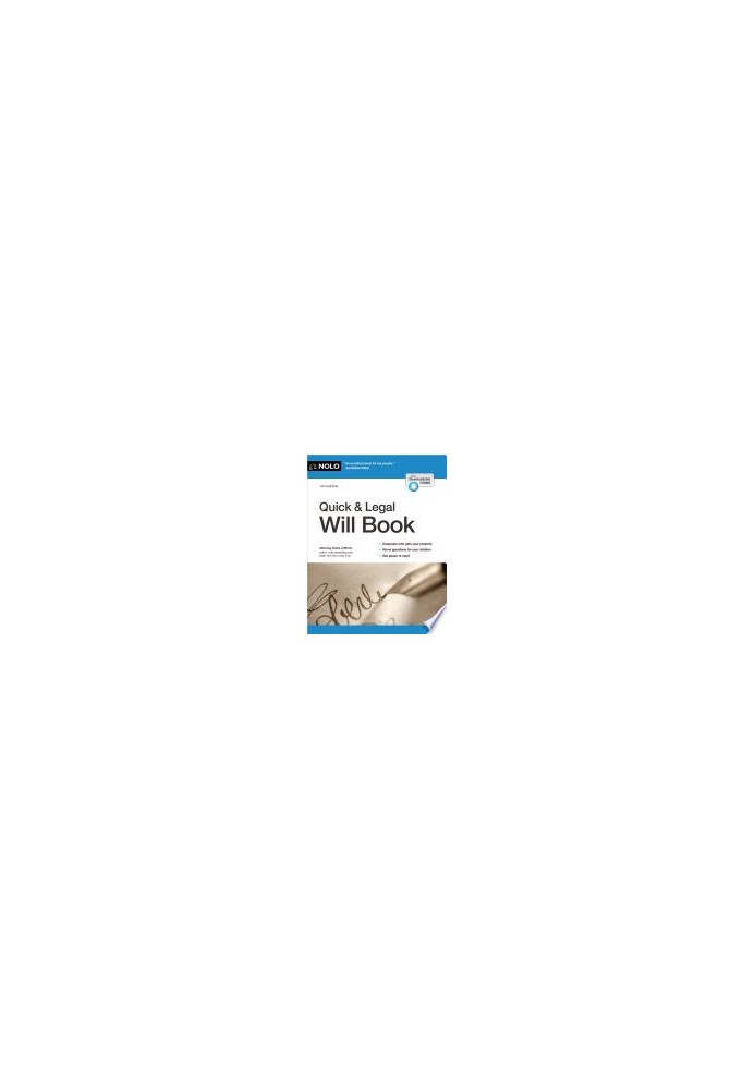 NOLO • Quick & Legal Will Book, 10th Edition
