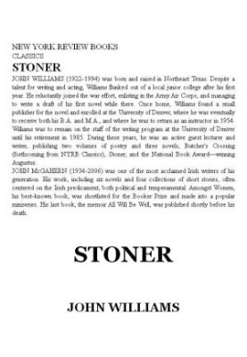 Stoner - (a novel)