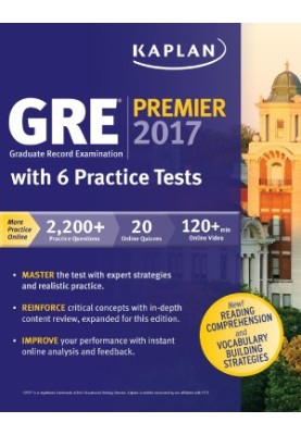GRE Premier 2017 with 6 Practice Tests