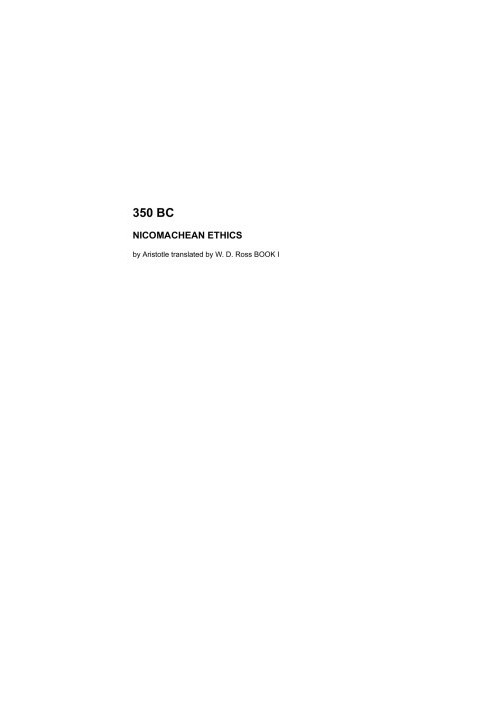Nicomachean Ethics