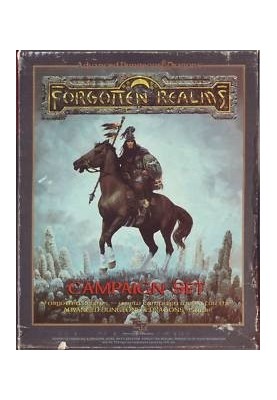 The Forgotten Realms Campaign Set (AD&D Fantasy Roleplaying, 2books + 4maps + HexGrid)