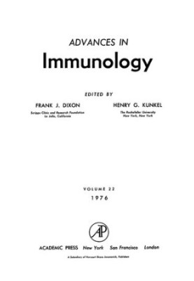 ADVANCES IN IMMUNOLOGY