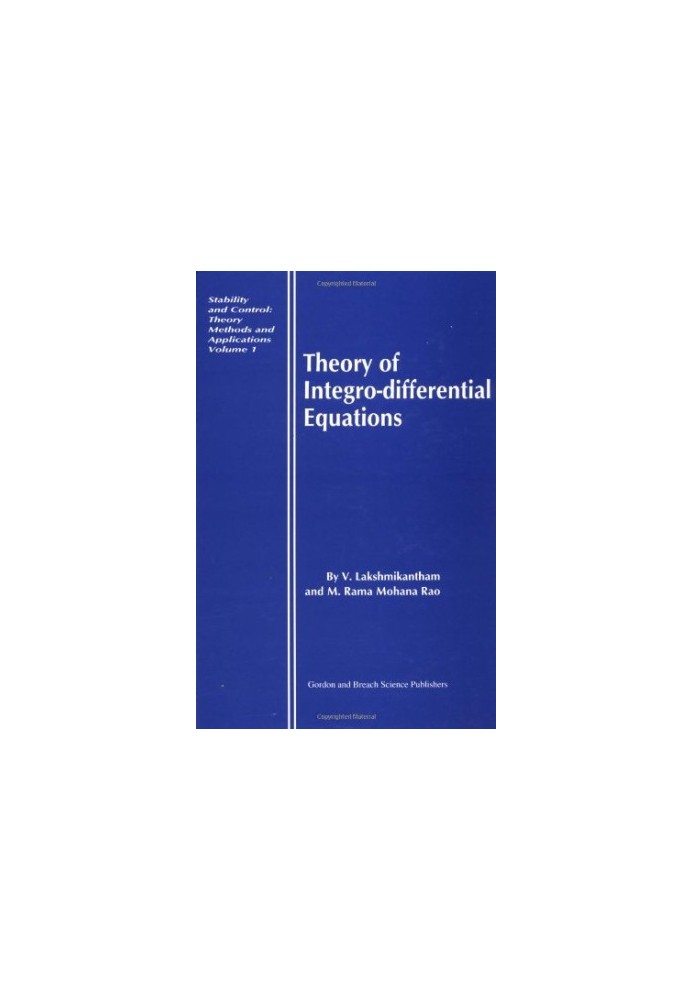 Theory of Integro-Differential Equations