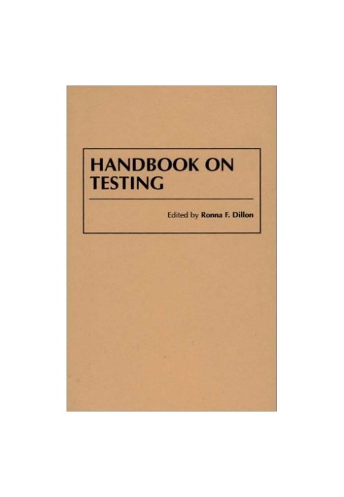 Handbook on Testing