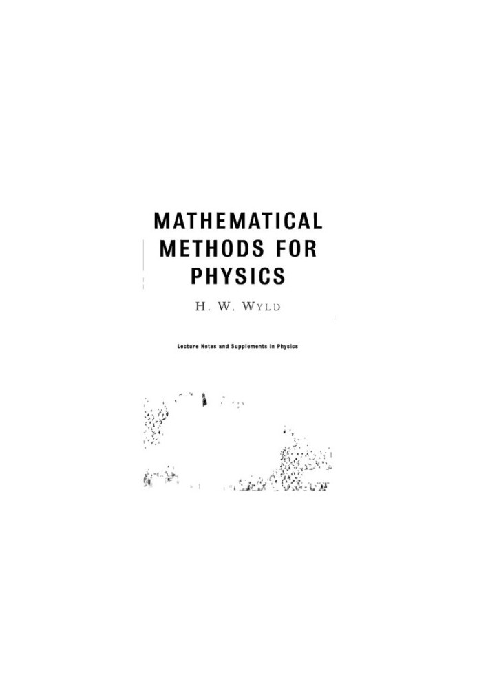 Mathematical methods for physics