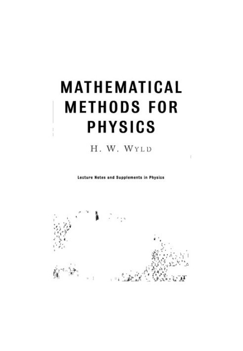 Mathematical methods for physics