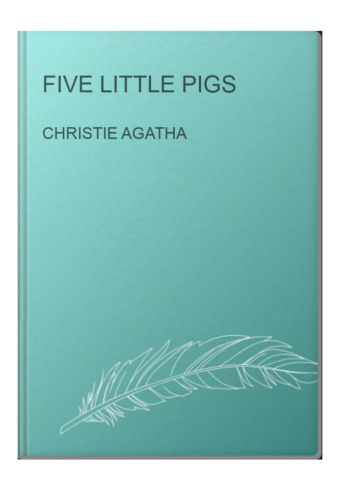 Five Little Pigs