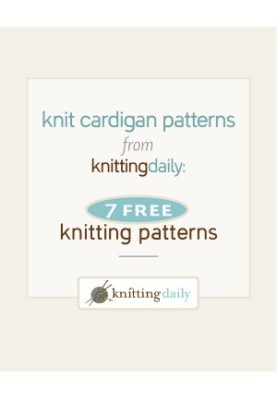 Knit Cardigan Patterns 7 Free Knitting Patterns