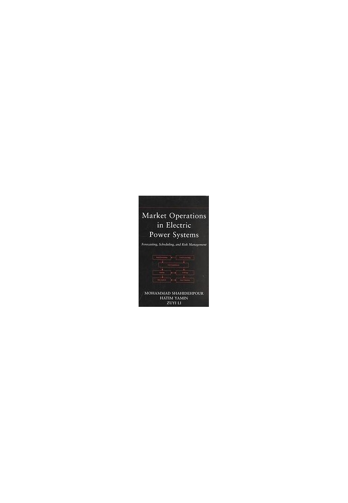 Market operations in electric power systems: forecasting, scheduling, and risk management