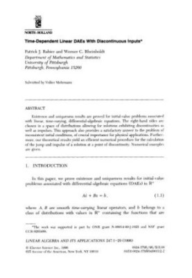 Linear Algebra and its Applications. Volume 247