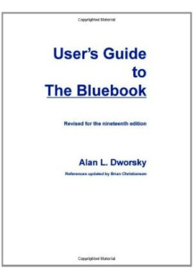 User's Guide to the Bluebook