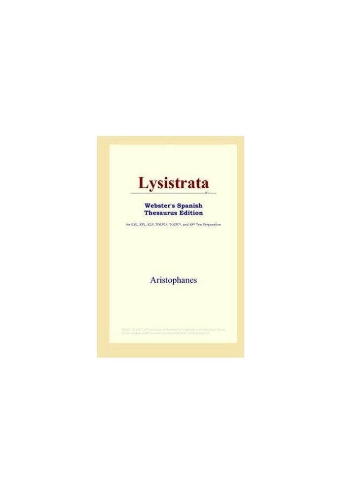 Lysistrata (Webster's Spanish Thesaurus Edition)