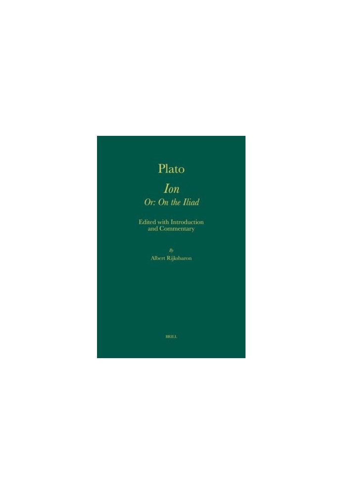 Ion, Or: On the Iliad