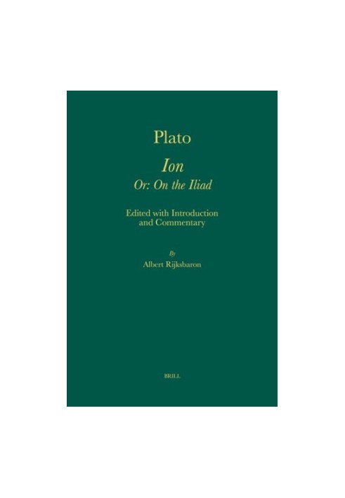 Ion, Or: On the Iliad