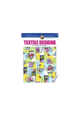 Creative Haven Textile Designs Coloring Book (Creative Haven Coloring Books)