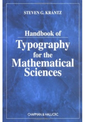 Handbook of Typography for the Mathematical Sciences