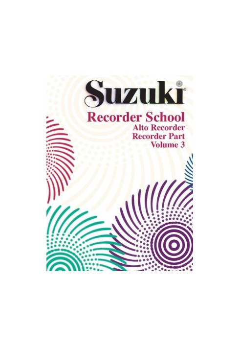 Suzuki Recorder School (Alto Recorder), Volume 3