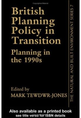 British Planning Policy In Transition (Research in Ethnic Relations Series)
