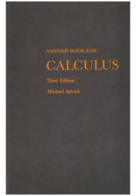 Answer Book for Calculus (3rd Edition)