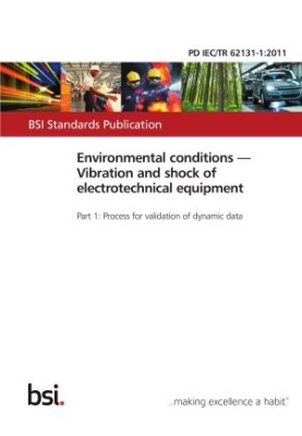 Environmental Conditions. Vibration and Shock of Electrotechnical Equipment. Process for Validation of Dynamic Data