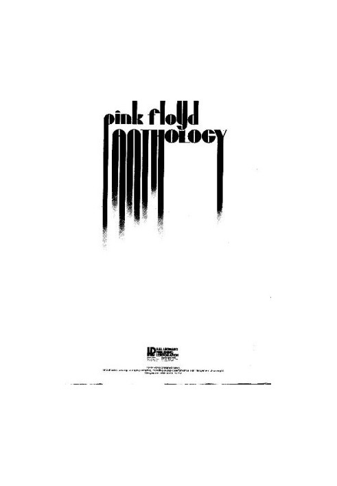 Pink Floyd - Anthology (Song Book)