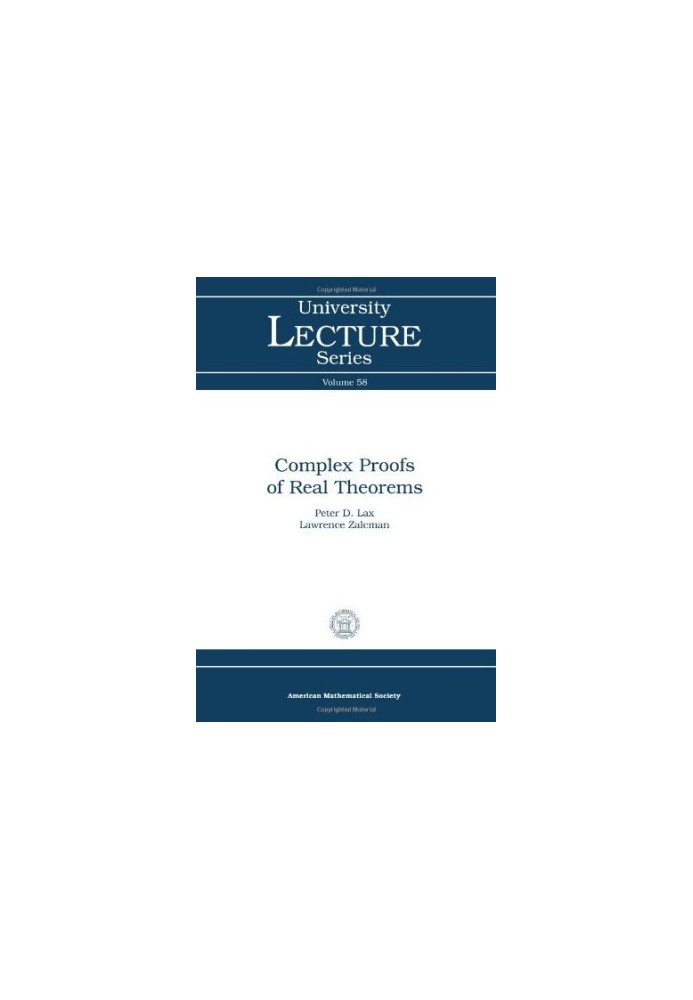 Complex Proofs of Real Theorems
